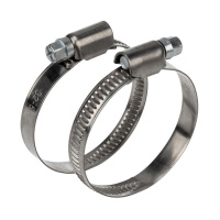 Хомут стальной червячный 32-50 (Россия)  07-0632