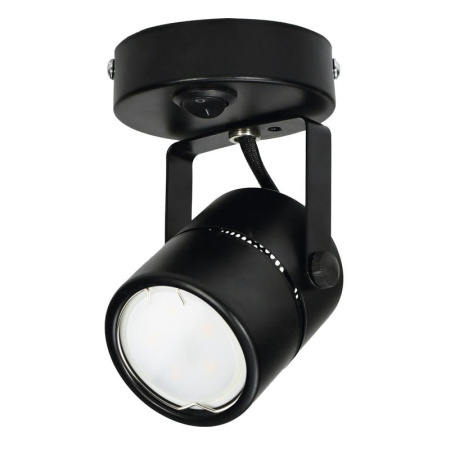 Светильник декоративный DLC-S612 GU10/B BLACK Sotto GU10 накладной без лампы выкл. на корпусе метал. черн.  UL-00009420