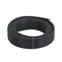 Металлорукав DN 12мм в полиуретановой оболочке Dвн. 12.0мм Dнар. 18.0мм черн. (уп.50м)  607PU12N