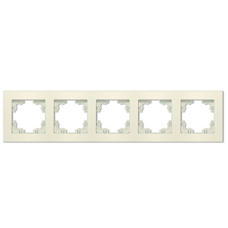 Рамка 5-м Афина универс. сл. кость (ivory)  A1042-I