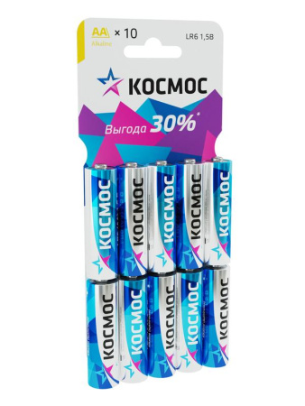 Элемент питания алкалиновый AA/LR6 10хBL (уп.10шт)  KOCLR610BL
