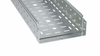 Лоток листовой  перфорированный 80х200 L3000  2.0мм цинк-ламель  SPH30820ZL
