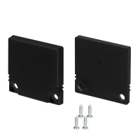 Заглушка SL-SLIM20-H20 BLACK глухая пластик (комплект)  047638 Заглушка SL-SLIM20-H20 BLACK глухая пластик (комплект)  047638