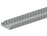 Лоток прямой замковый перфорированный 200х100 L3000 сталь 1мм ЛМс-ПЗМ цУТ2.5 СОЭМИ Н0122152624