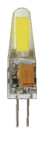 Лампа светодиодная PLED-G4 COB 2.5Вт капсульная 3000К тепл. бел. G4 200лм 12В  2855749