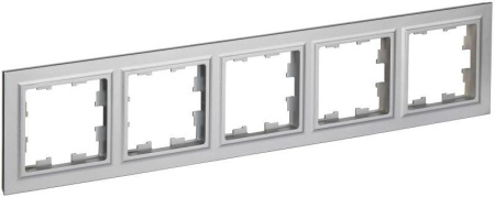 Рамка 5-м BRITE РУ-5-БрА алюм.  BR-M52-K47