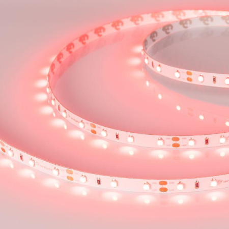Лента светодиодная RT-A60-8mm 12V Red 4.8Вт/м IP20 2835 4.8Вт/м IP20 (уп.5м)  010526(2)