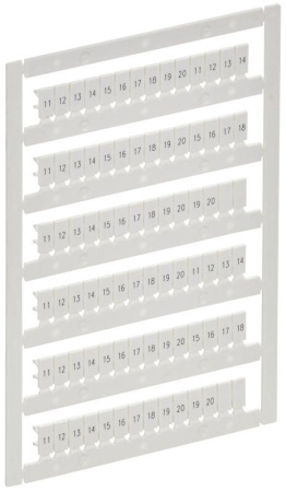 Маркер для CTS/CP 2.5кв.мм "11-20" ARMAFIX  AF-CT10D-M-D25-02