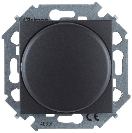 Механизм светорегулятора поворотного СП 15 5-215Вт LED 230В графит  1591796-038