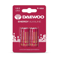 Элемент питания алкалиновый AAA/LR03 1.5В Energy Alkaline BL- 6 (блист. 6шт)  5057081