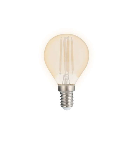 Лампа светодиодная филаментная PLED OMNI 6Вт G45 3000К тепл. бел. E14 230В/50Гц Gold  5021211