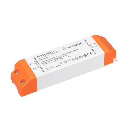 Блок питания ARV-SP-24050-PFC (24В 2.08А 50Вт) (IP20 пластик)  039235