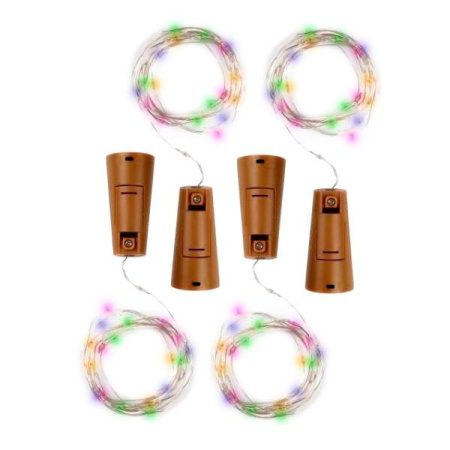 Гирлянда DC-G04-20MS4 пробки 20LED RGB 3x(LR44/LR1154/AG13/G13) (в компл.) (уп.4шт)  5047938