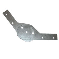 Соединитель для лотка шарнирный H=50мм 1.5мм ST/LT без метизов оцинк.  CPS.0515