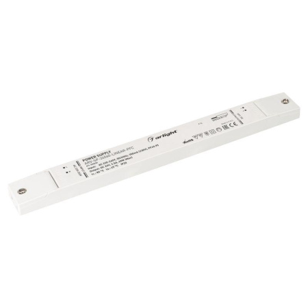 Блок питания ARV-SP-24060-LINEAR-PFC 24В 2.5А 60Вт IP20 пластик 5 лет  032624