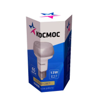 Лампа люминесцентная компакт. R63 13Вт E27 2700К D  lksmR63d13wE2727