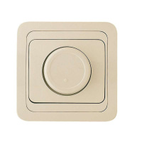 Светорегулятор СП 600Вт Mimoza крем/крем  25011