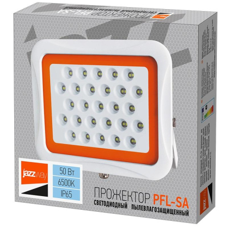 Прожектор светодиодный PFL-SA 50Вт 6500К IP65 60град. ДО бел. Pro+  5007970