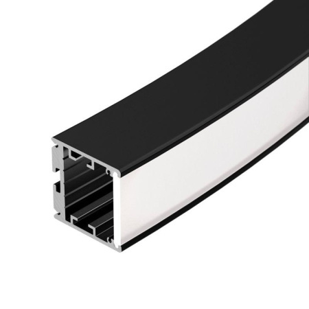 Профиль SL-ARC-3535-D1500-W90 BLACK (1180мм дуга 1 из 4) алюм.  026599