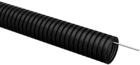 Труба гофрированная ПВХ d40мм с протяжкой черн. (уп.15м) ELASTA  ET-TG21-121-040-015-K02