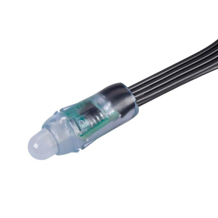 Модуль герметичный управляемый DMX-UVR-D12 12V RGB (0.3Вт IP67 90deg) пластик (уп.500шт)  043451