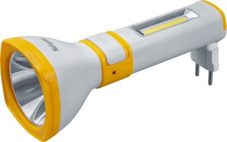 Фонарь 93 861 NPT-CP26-ACCU 1LED 2Вт+1COB 2Вт lead-acid 0.7А.ч пластик.  93861