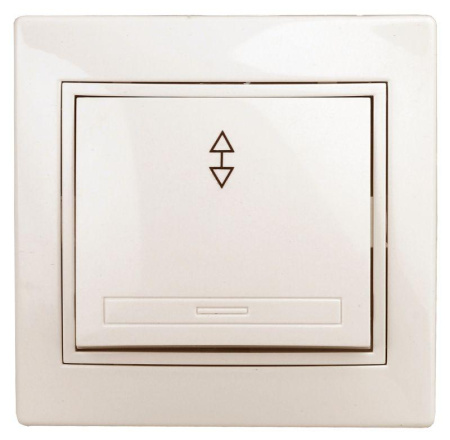 Переключатель 1-кл. СП Plano 10А IP20 1-103-02 250В сл. кость  Б0053744