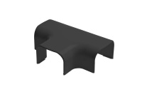 Тройник накладной 90град. для кабель-канала РКК 74х55 Арктика черн.  ТРН-74х55-Ч