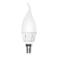 Лампа светодиодная LED-CW37-6Вт/WW/E14/FR ALM01WH пластик  08137