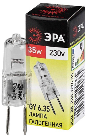 Лампа галогенная GY6.35-JCD-35W-230V 35Вт капсула GY6.35 230В  C0027373