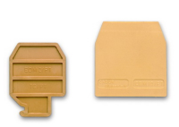 Крышка для двухуровневой клеммы на 2.5кв.мм  ZEFD201BL Крышка для двухуровневой клеммы на 2.5кв.мм  ZEFD201BL