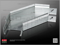 Угол для лотка глух. горизонт. 90град. ЛУГГц 150х65-90 1.2 оцинк.  EI-01.11.41.031 Угол для лотка глух. горизонт. 90град. ЛУГГц 150х65-90 1.2 оцинк.  EI-01.11.41.031