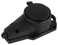 Колодка ЭРА KX-1e-B-IP44 каучуковая с заземлением 1 розетка 16A IP44 черн.  Б0068402