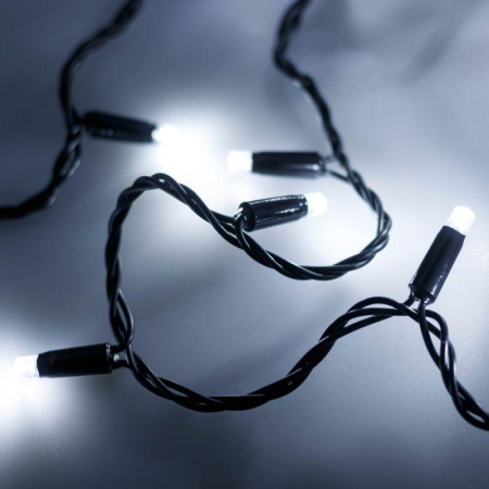 Гирлянда светодиодная ARD-STRING-PRO-10000-BLACK-100LED-STD WHITE230В 7Вт IP65  025826