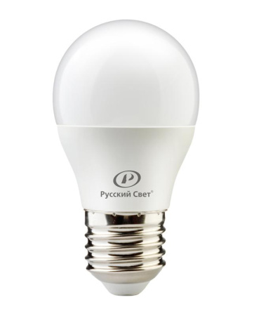 Лампа светодиодная RS G45 E27 8W 220-240V 4000К 8Вт 800лм Ra 90 шар  15010445049