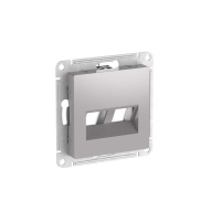 Накладка двойная AtlasDesign для информационных функций типа Keystone алюм. SE ATN000390
