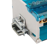 Ограничитель на DIN-рейку 1 винт метал.  12-2902 Ограничитель на DIN-рейку 1 винт метал.  12-2902