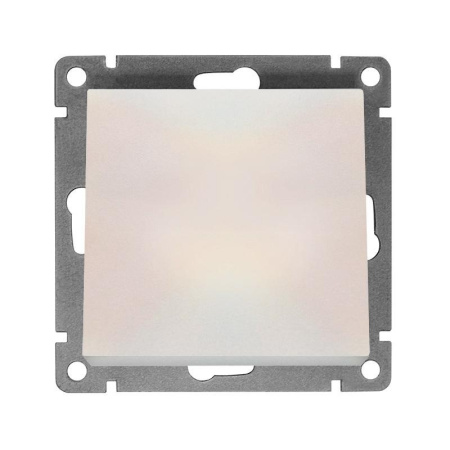 Выключатель 1-кл. СП Афина 10А IP20 механизм жемчуж.  A0021-OBr