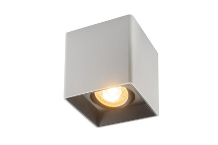 Светильник накладной IP20 10Вт GU5.3 LED бел./черн. пластик  DK3030-WB