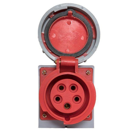 Розетка стационарная наружная 1152 3Р+РЕ+N 16А 380В IP67 PROxima  ps-1152-16-380