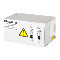 Ящик с понижающим трансформатором ЯТП 0.25 220 У3 (220/12)  296234