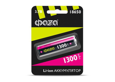 Аккумулятор 18650 3.7В Li-Ion 1300мА.ч без платы защиты BL-1  5028227