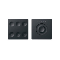 Комплект выключателя 6-кл. сенсорн. + регулятор LON; RJ12 графит 82 Sense 8000671-038