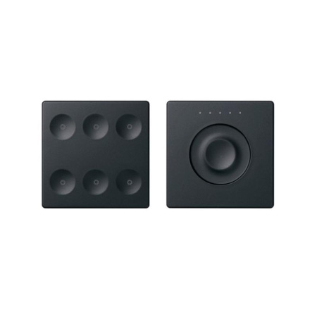 Комплект выключателя 6-кл. сенсорн. + регулятор KNX; RJ12 графит 82 Sense 8400671-038
