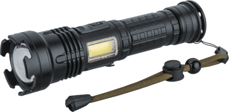 Фонарь аккумуляторный профессиональный 93 875 NPT-P06-ACCU 1P70 20Вт + 1COB 2Вт аккум. li-ion 2А.ч алюм.  93875