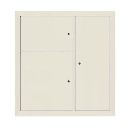 Щит этажный до 4 кв. без окон RAL9002 (1000х950х150) PROxima  mb29-v-bo-ral9002