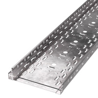 Лоток листовой перфорированный 300х50 L3000 сталь 0.8мм Стандарт  PR16.0011