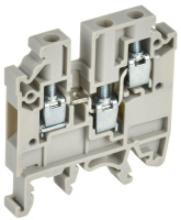 Колодка клеммная CTS-MC 3 вывода 4кв.мм сер.  YCT12-00-3-K03-004 Колодка клеммная CTS-MC 3 вывода 4кв.мм сер.  YCT12-00-3-K03-004