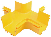 Соединитель Х-образ. горизонтальный оптич. лотка 120мм  DS-120-31330