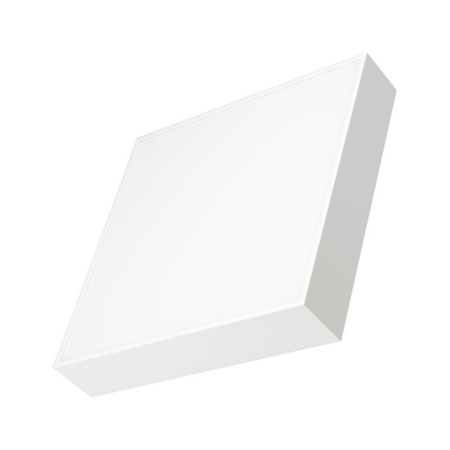Светильник светодиодный SP-QUADRO-S350x350-30W Warm3000 WH 120 deg IP40 230В металл  034791